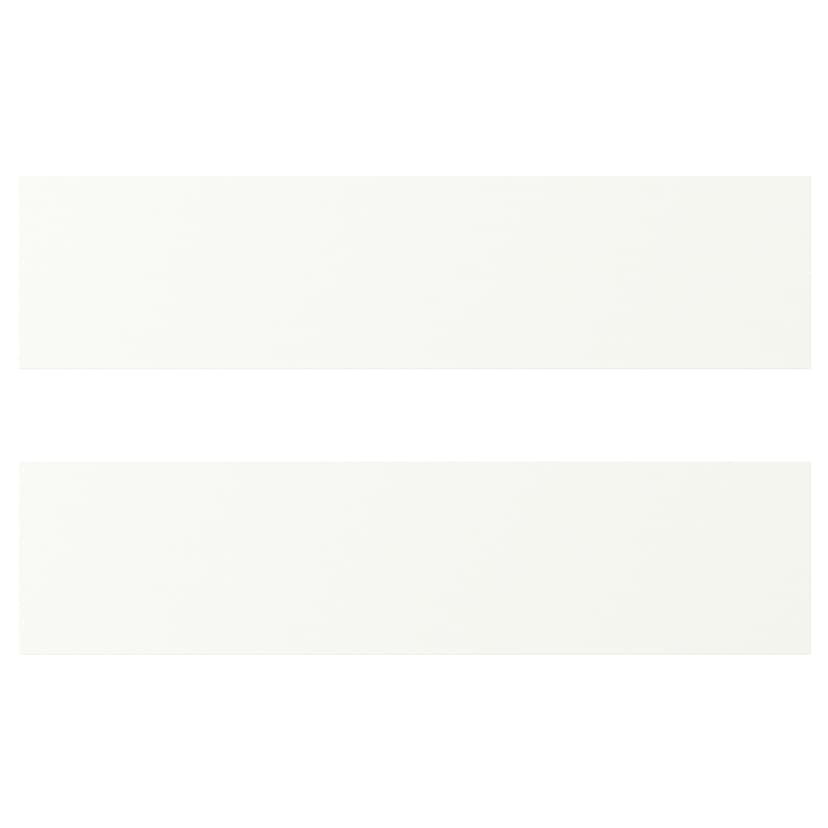 VALLSTENA — фронтальная панель ящика, белый, 40x10 см