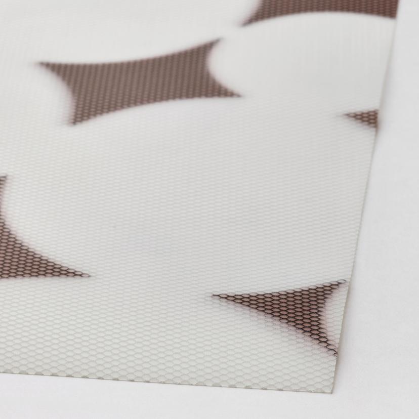 VÅRKLYNNE — салфетка под приборы, с рисунком черный/белый, 36x29 см