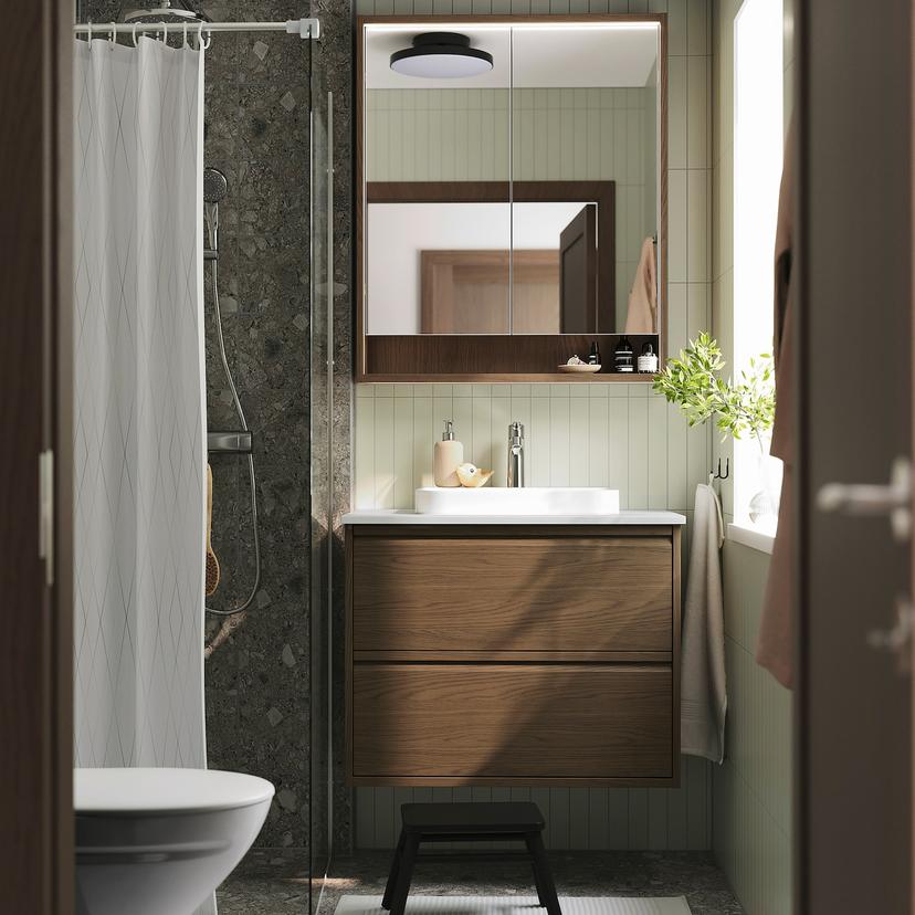 ÄNGSJÖN / BACKSJÖN — шкаф с ящиками/раковина/смеситель