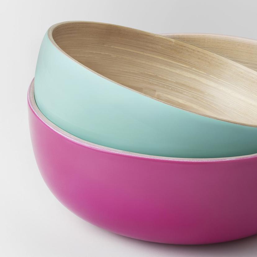 ÅKERHALLON — миска сервировочная, 2 шт., бамбук