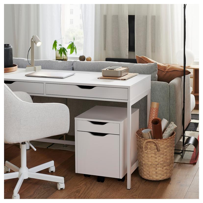 ALEX — письменный стол, белый, 100x48 см