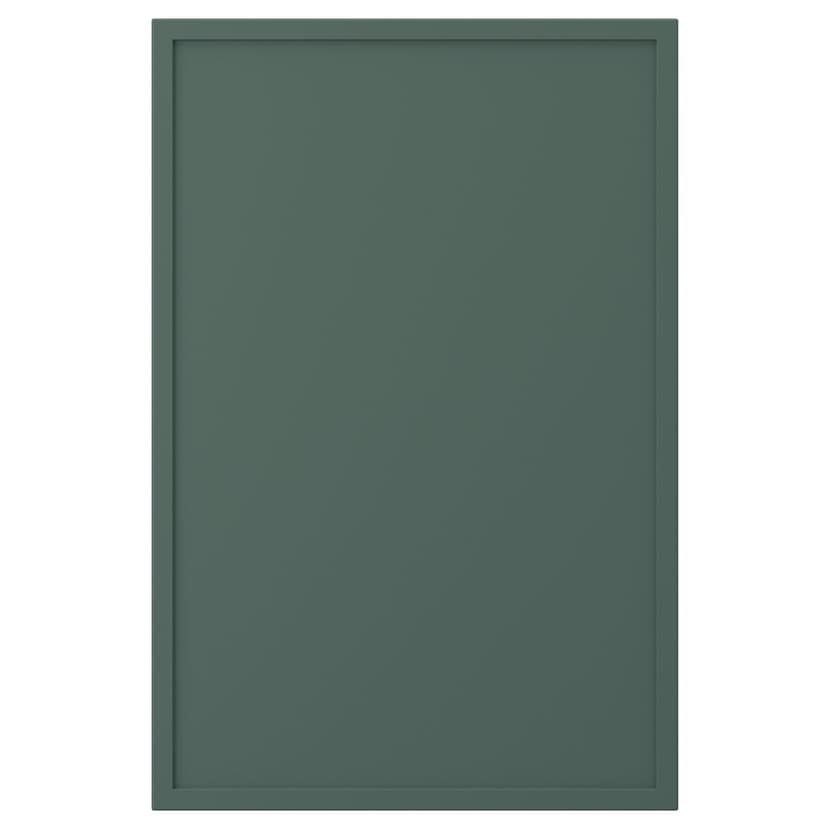 ASPUDDEN — Дверь, темный серо-зеленый, 40x60 см