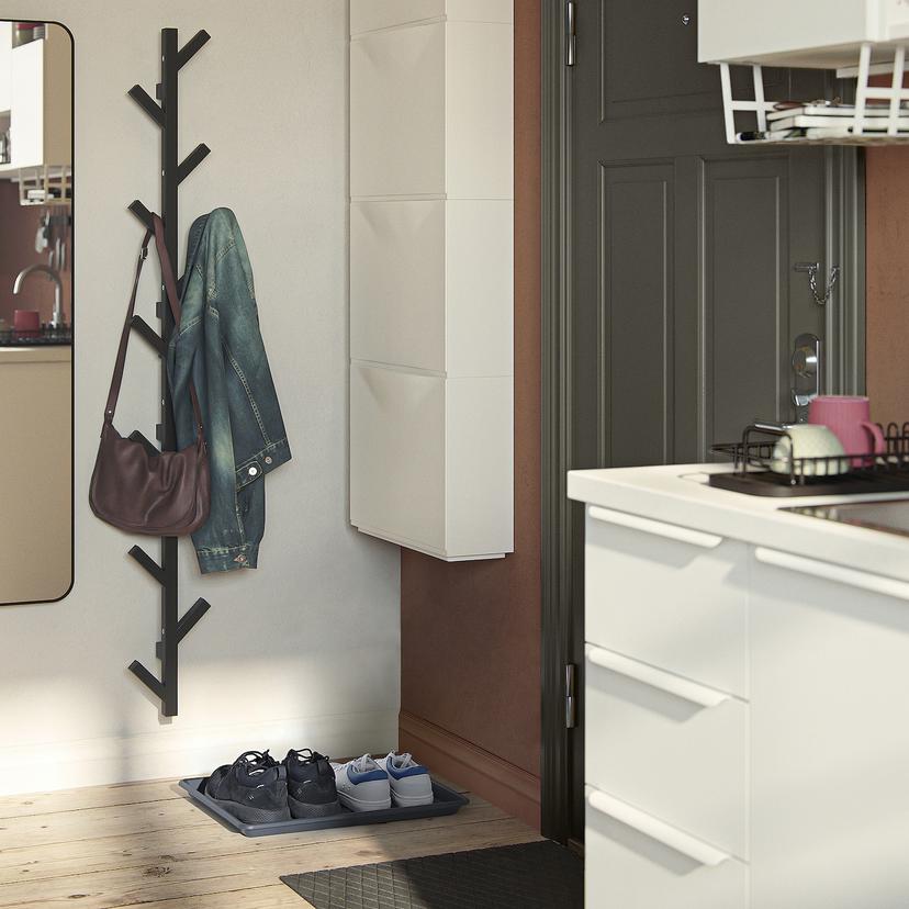 BAGGMUCK — коврик д/обуви, д/дома/улицы/серый, 46x35 см