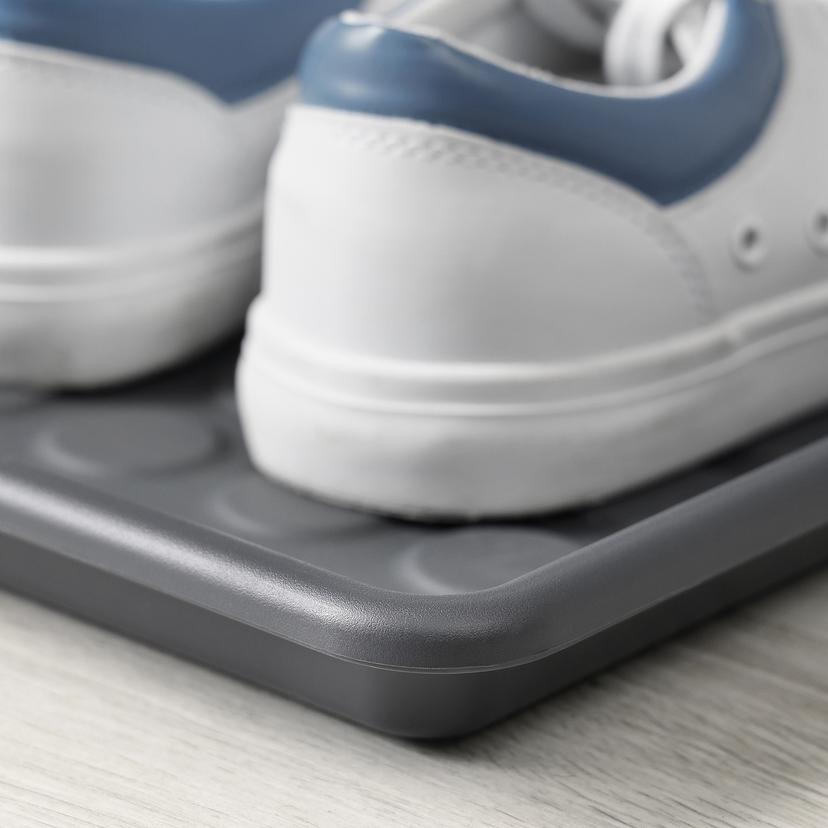 BAGGMUCK — Коврик для обуви, для использования внутри и снаружи помещений, серый.