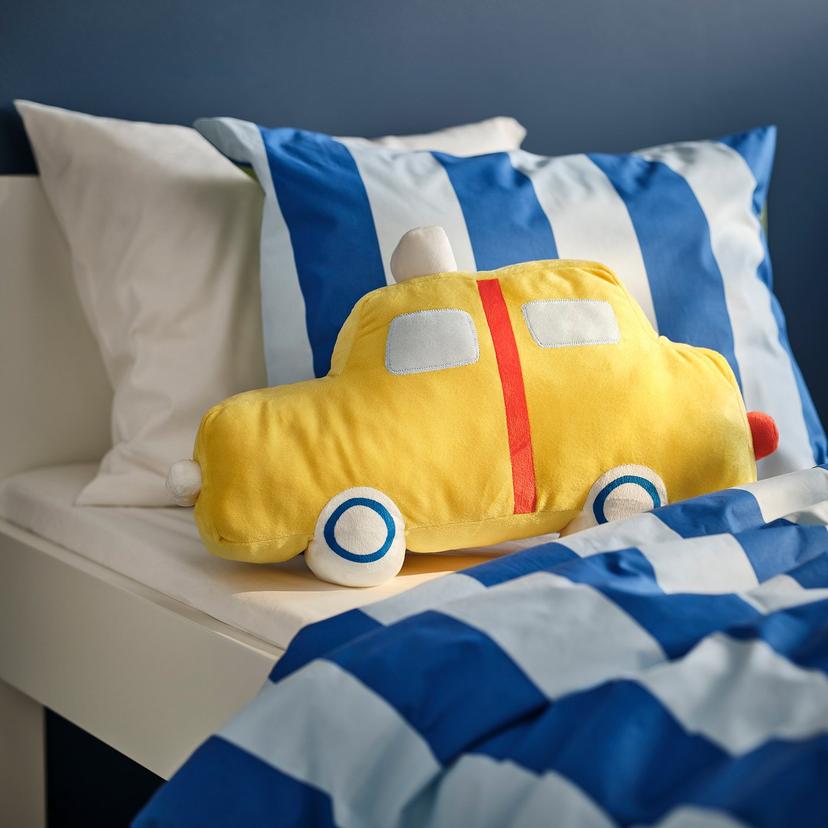 BARNDRÖM — Poduszka, żółty/taksówka,
