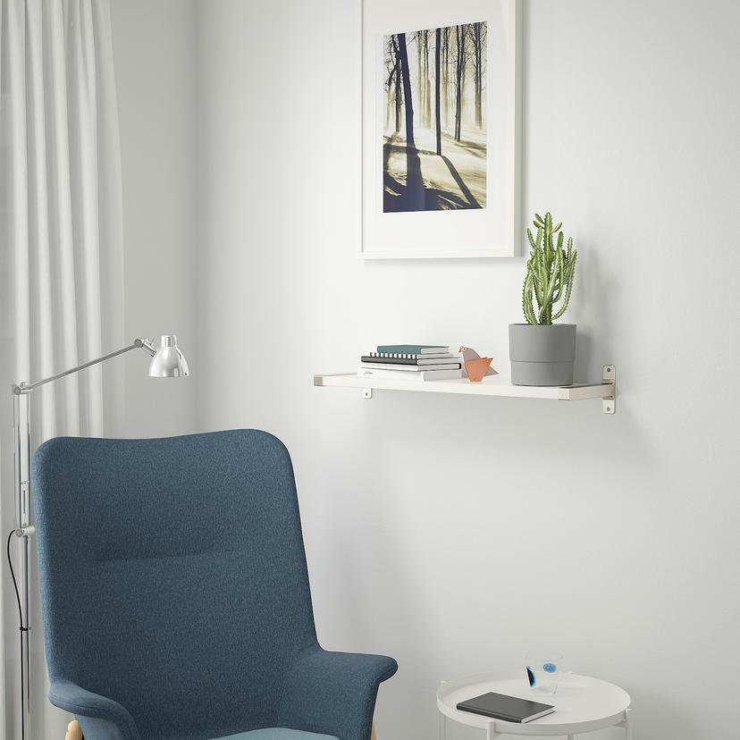 BERGSHULT / GRANHULT — полка навесная, 80x20 см