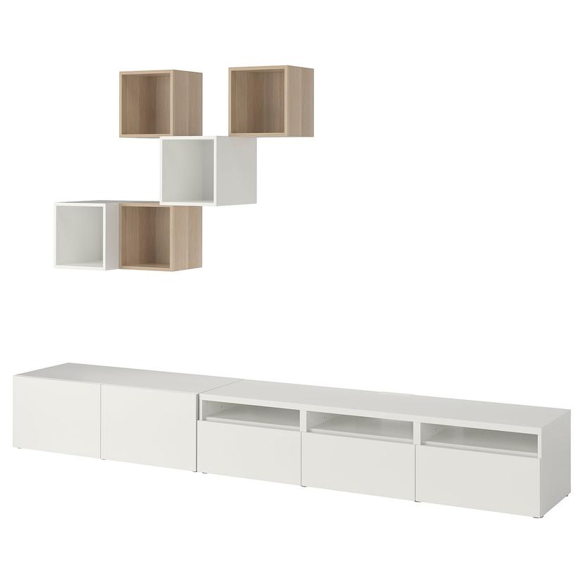BESTÅ / EKET — комбинация для ТВ, 300x42x210 см