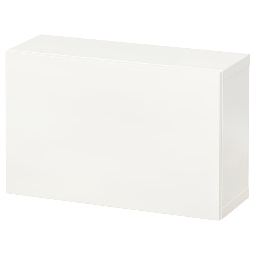 BESTÅ — Комбинация настенных шкафов, белый/Lappviken белый, 60x22x38 см