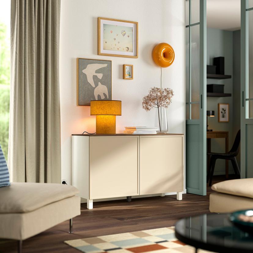 BESTÅ — Комод с дверьми, 120x42x75 см