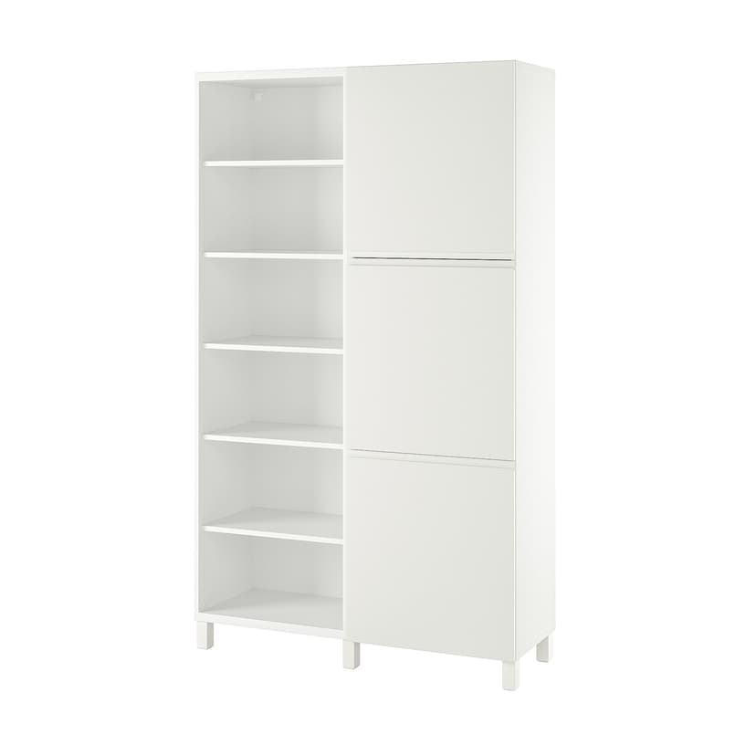 BESTÅ — комбинация для хранения с дверцами, 120x42x202 см