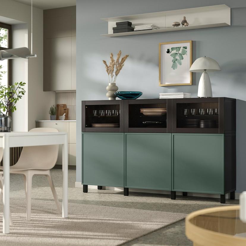 BESTÅ — Комод с дверьми, 180x42x112 см