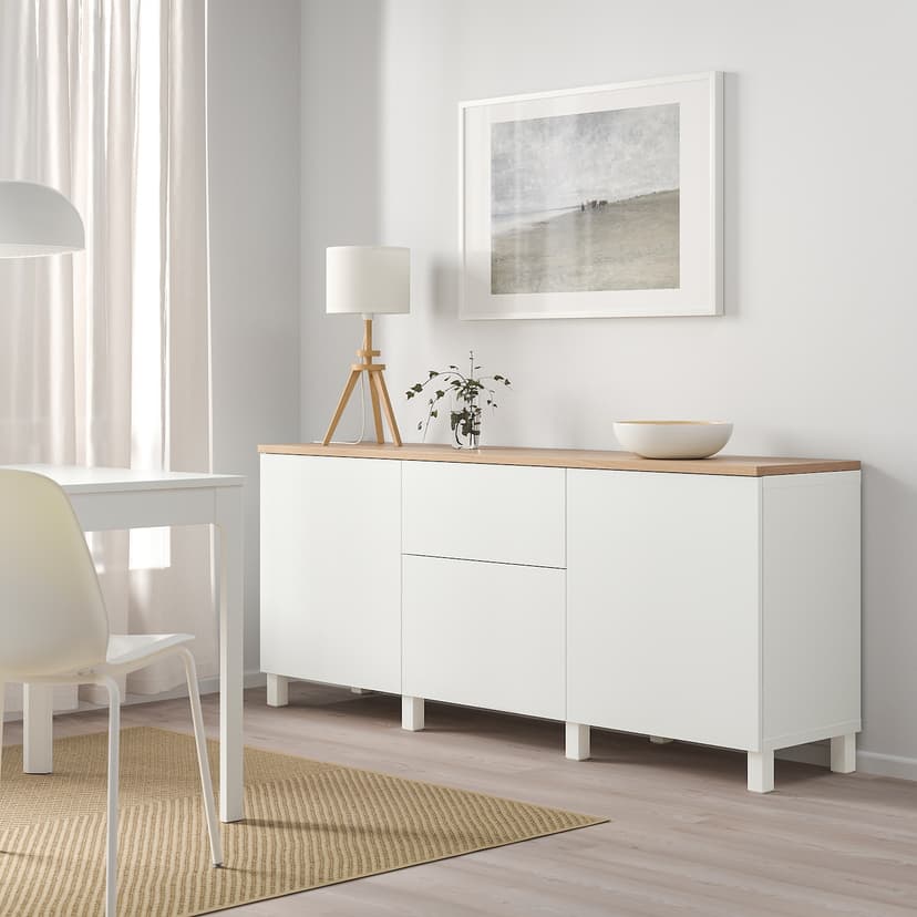 BESTÅ — комбинация для хранения с ящиками, 180x42x76 см