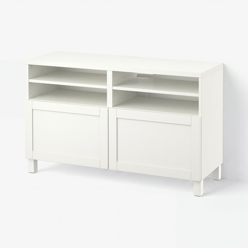 BESTÅ — тумба под ТВ, с дверцами, 120x42x74 см