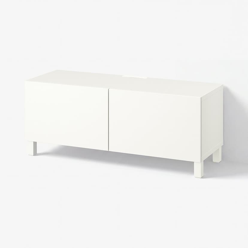 BESTÅ — тумба под ТВ, с дверцами, 120x42x48 см