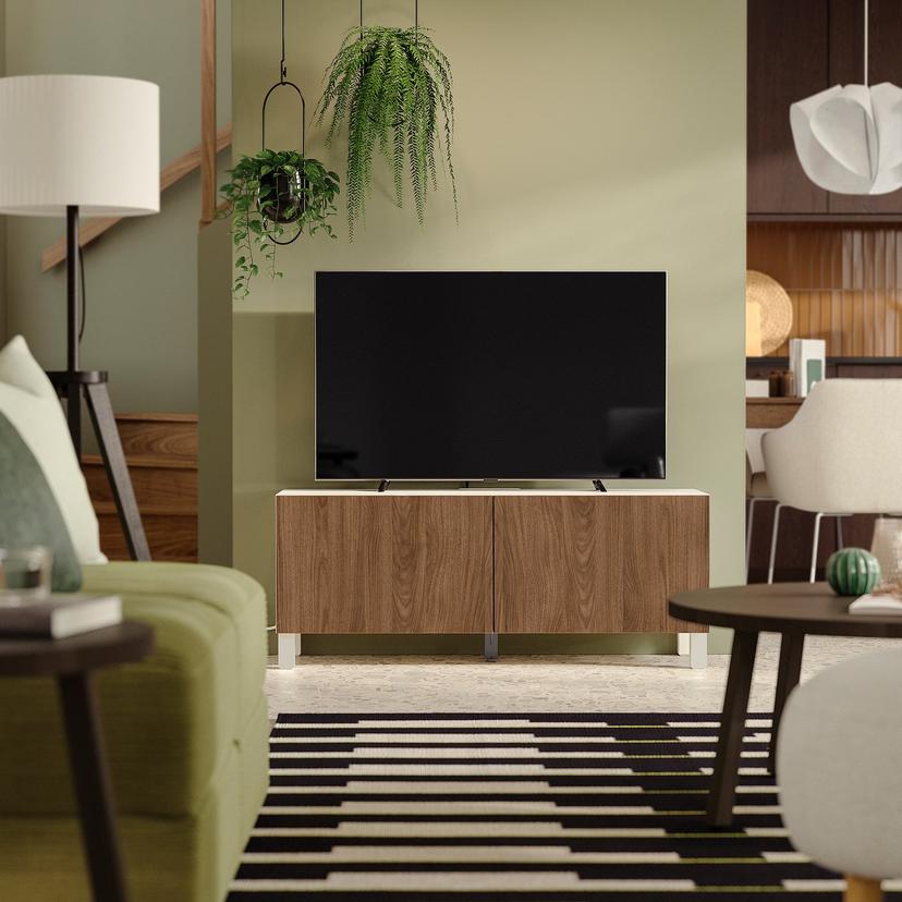 BESTÅ — тумба под ТВ, с дверцами