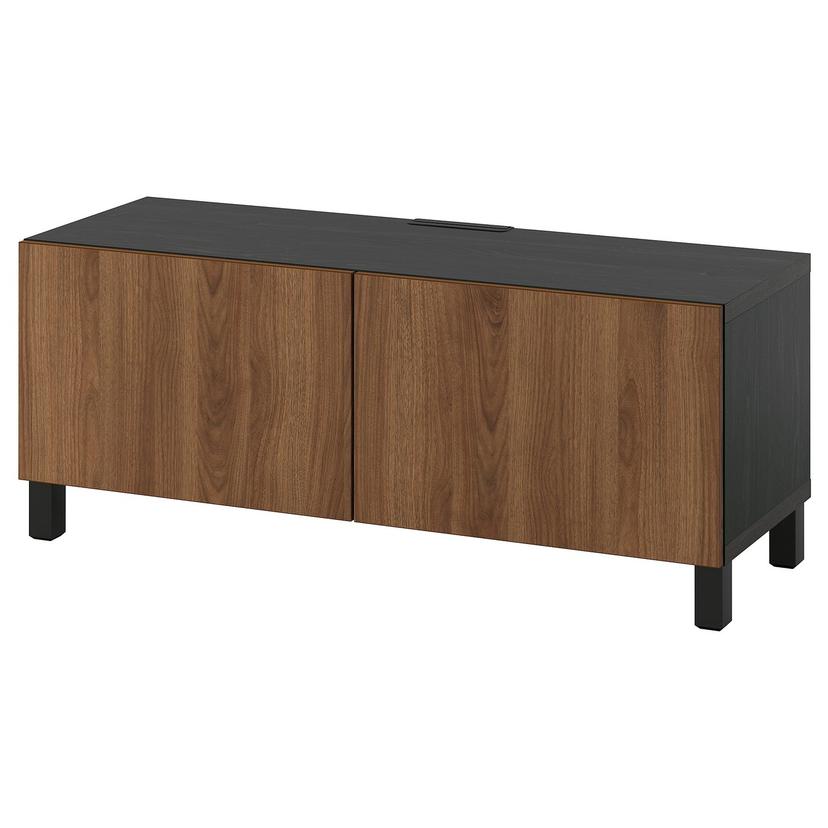 BESTÅ — Тумба для телевизора с дверцами, 120x42x48 см