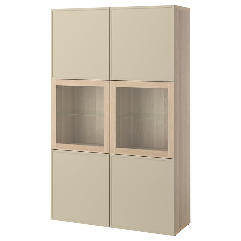 BESTÅ — комбинация д/хранения+стекл дверц