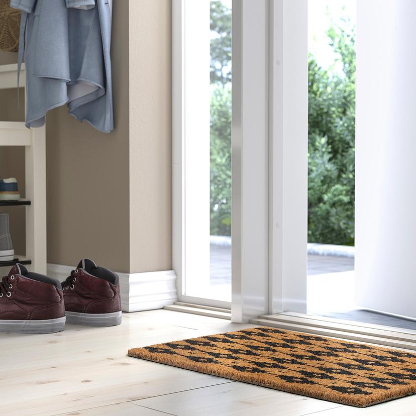 BETALVÄG — Придверный коврик, кокосовое волокно/геометрический узор