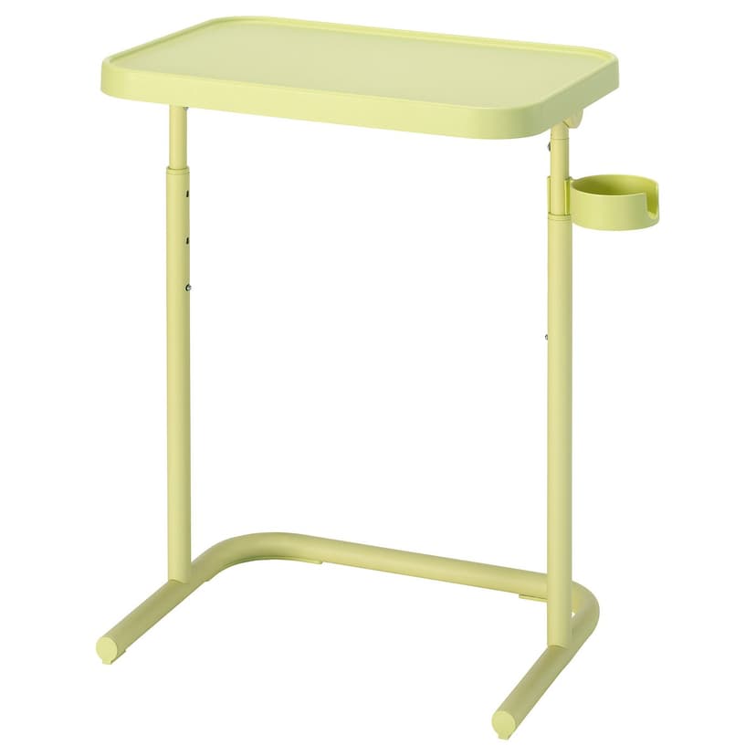 BJÖRKÅSEN — Stolik pod laptopa, żółtozielony,