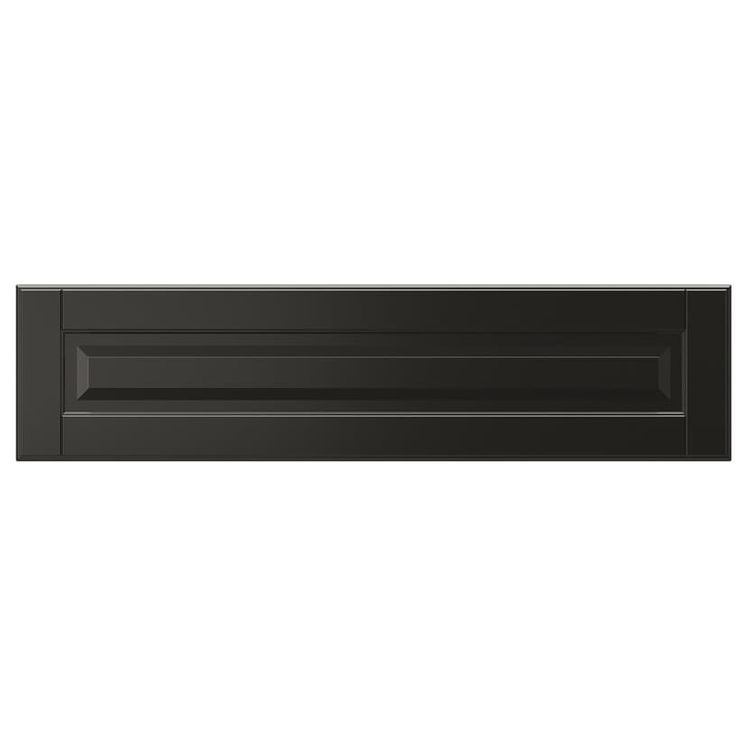 BODBYN — фронтальная панель ящика, черный, 80x20 см
