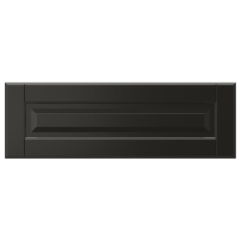 BODBYN — фронтальная панель ящика, черный, 60x20 см