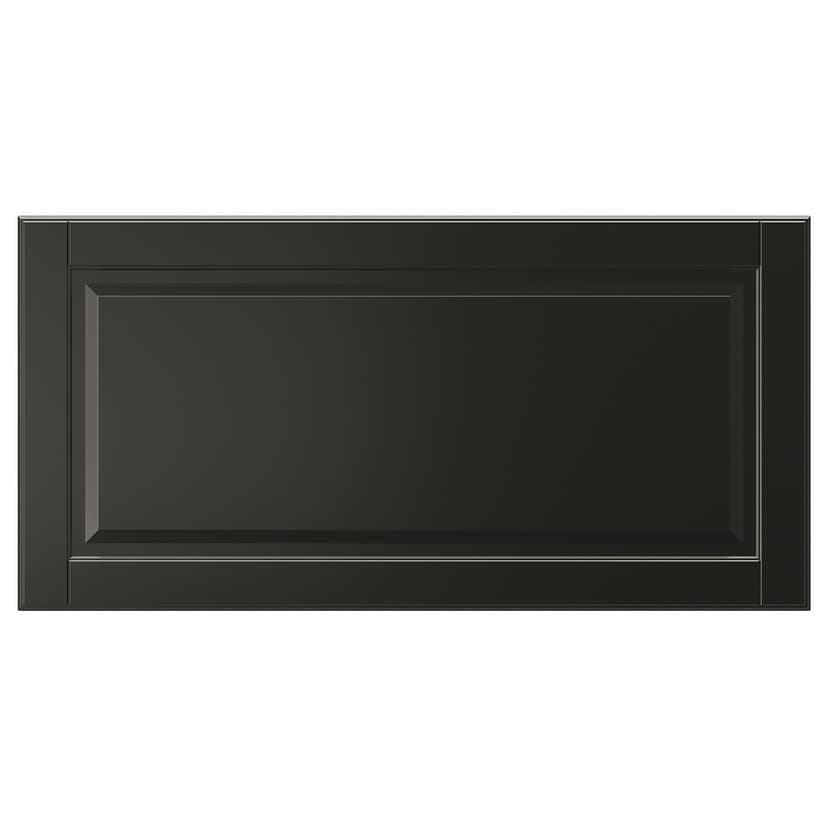 BODBYN — Фронтальная панель ящика, чёрный, 80x40 см