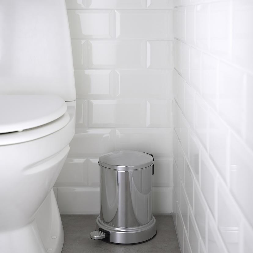 BROFJÄRDEN — мусорное ведро, под хром, 4 л