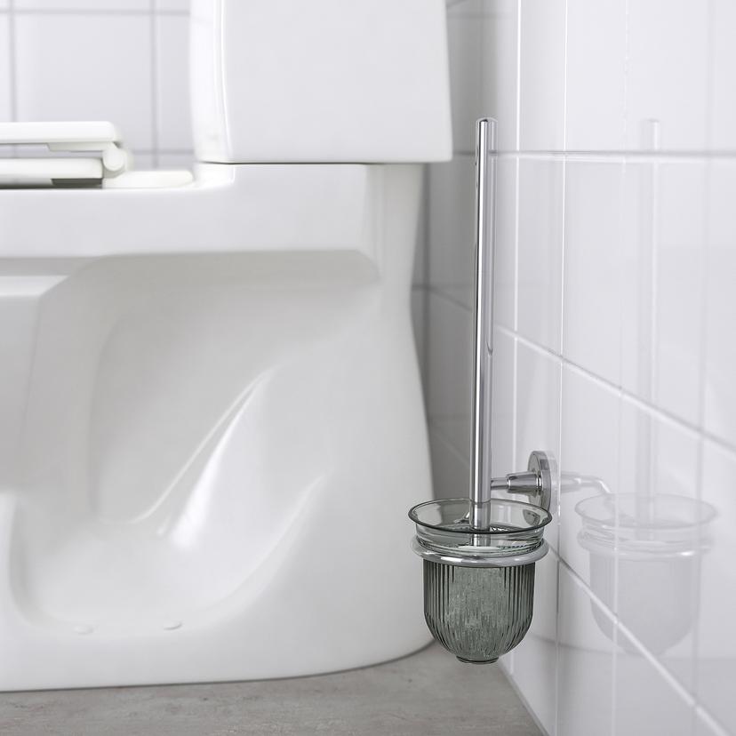 BROFJÄRDEN — щетка для унитаза, под хром