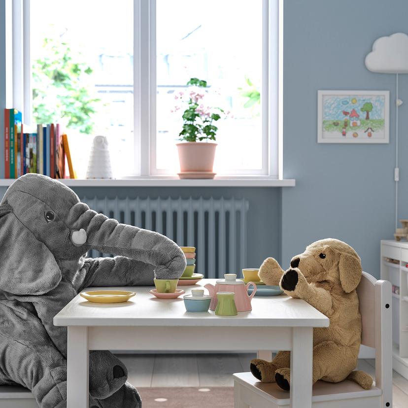 DUKTIG — игрушечный чайный сервиз,3 предм., разные цвета