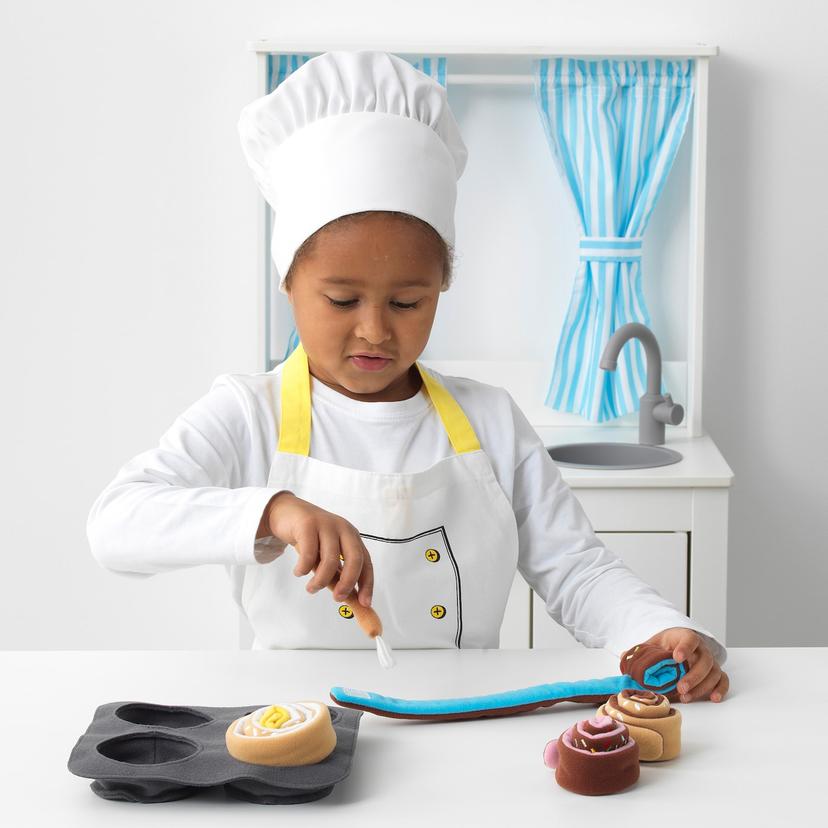 DUKTIG — набор рулетиков, 6 шт., корица/булочка