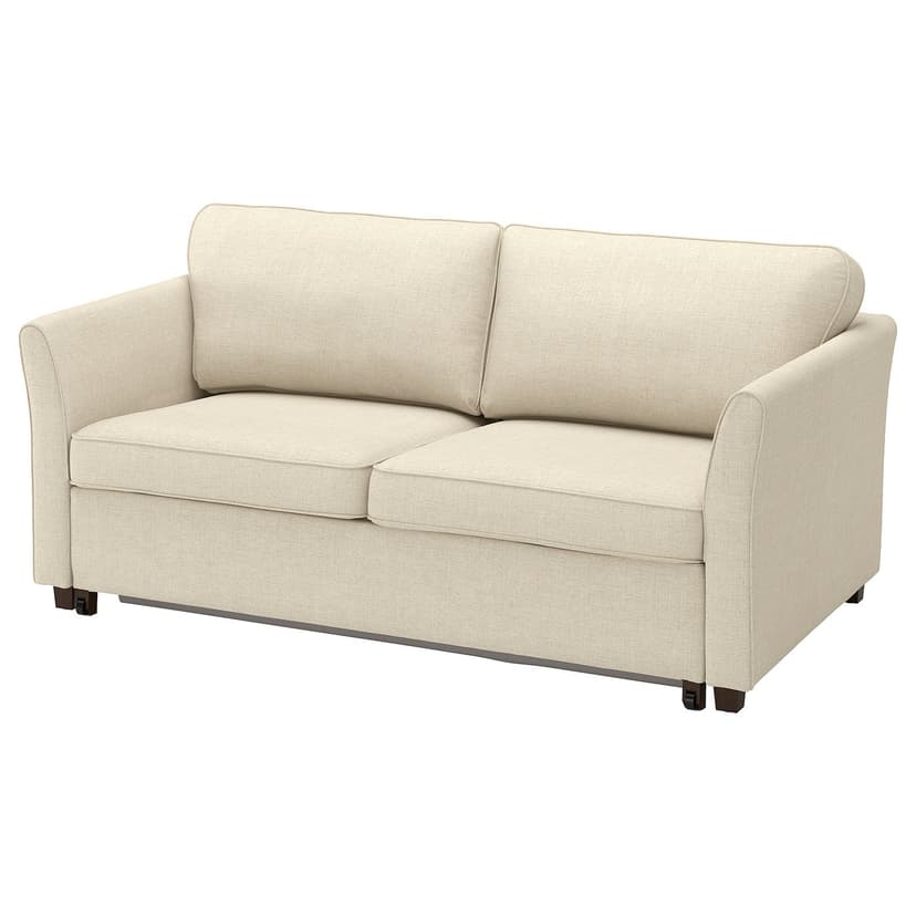 EKHOLMA — Sofa 2-osobowa, rozkładana, Kilanda jasnobeżowy,