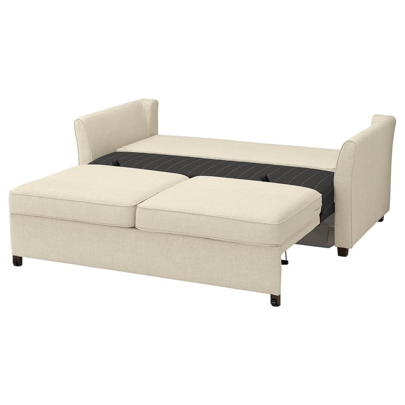 EKHOLMA — Sofa 2-osobowa, rozkładana, Kilanda jasnobeżowy,