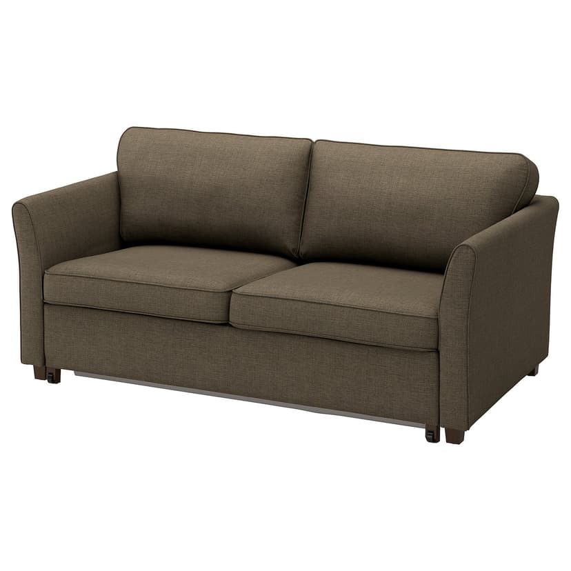 EKHOLMA — Sofa 2-osobowa, rozkładana, Kilanda szarobrązowy,