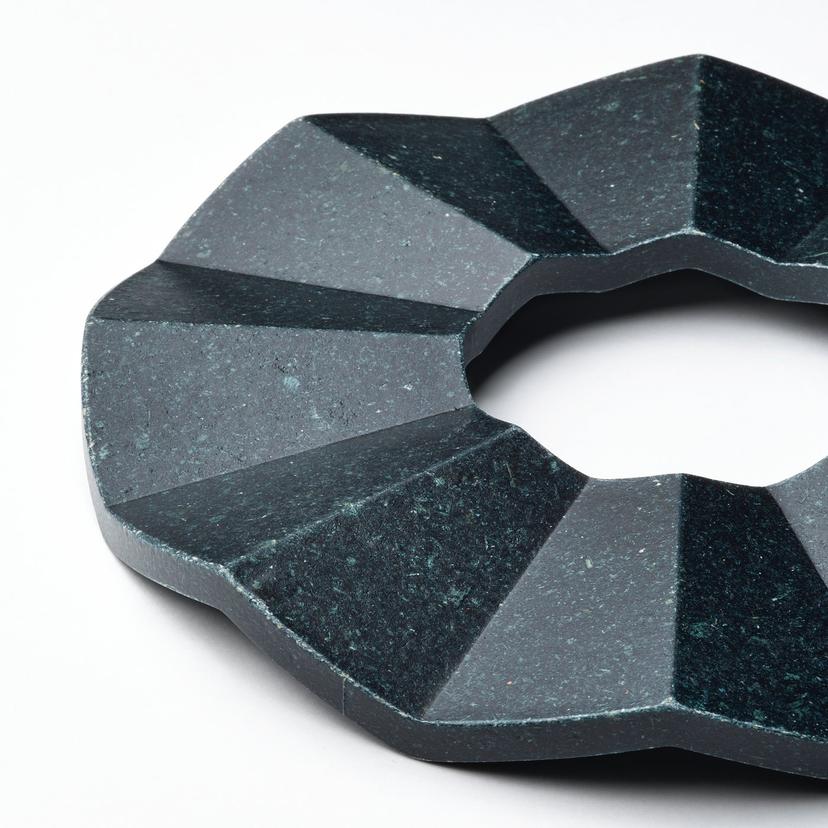 ELDSTJÄRT — подставка под горячее,2 штуки, круглой формы/черный черно-синий, 19 см