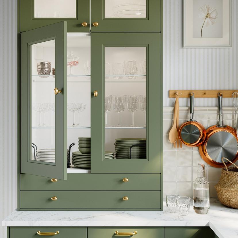 ENERYDA — ручка мебельная, желтая медь, 35 мм