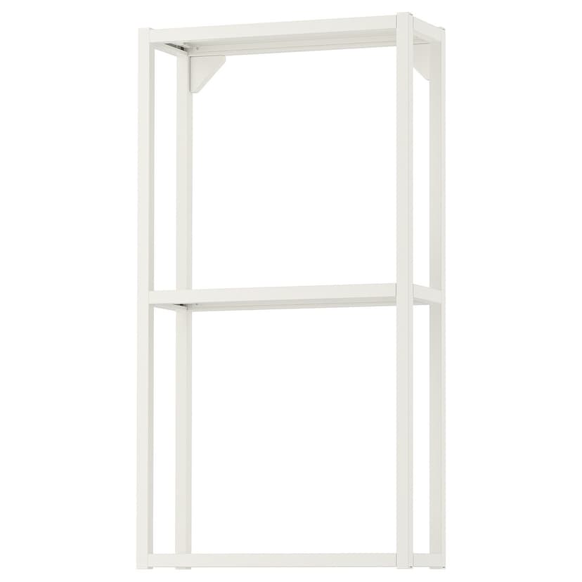 ENHET — навесной каркас с полками, белый, 40x15x75 см