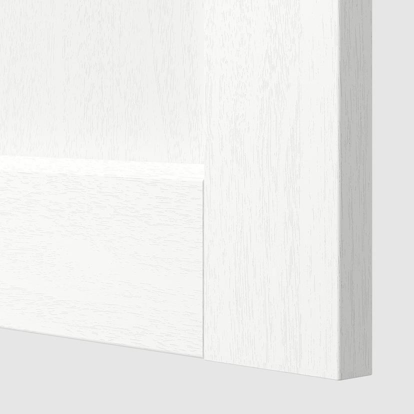ENKÖPING — фронт панель для посудом машины, белый под дерево, 45x80 см
