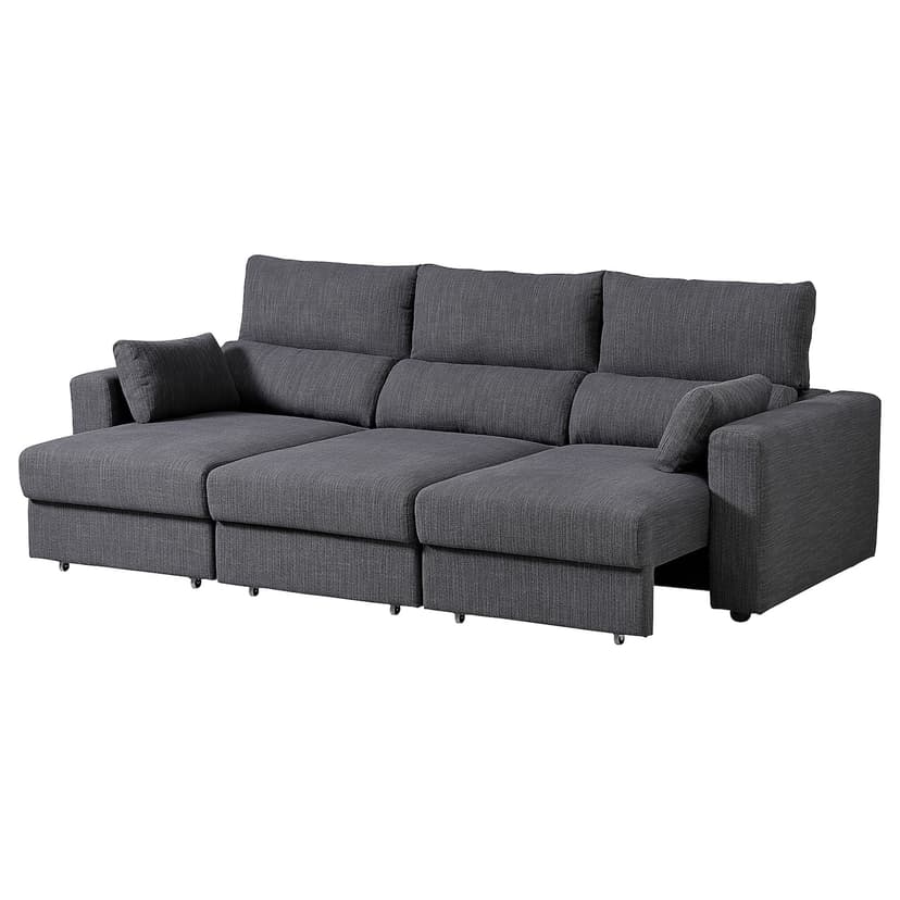 ESKILSTUNA — Sofa 3-osobowa, Hillared antracyt,