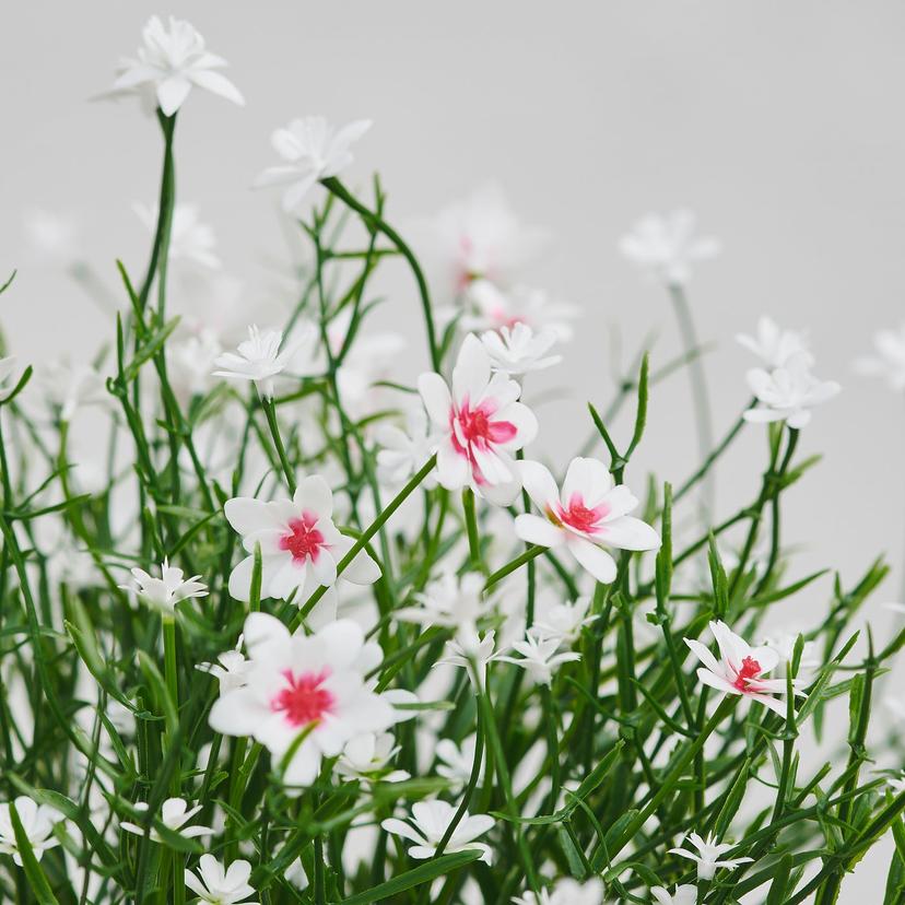 FEJKA — Sztuczna roślina doniczkowa, do wewnątrz/na zewnątrz/gipsówka biały,