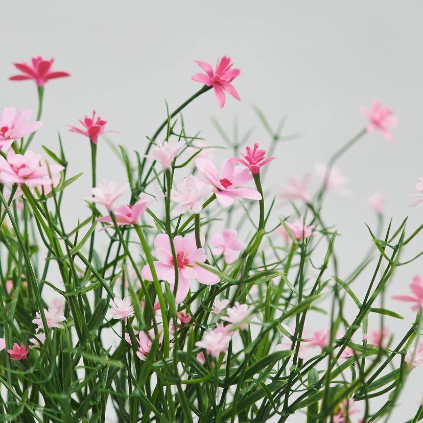 FEJKA — Sztuczna roślina doniczkowa, do wewnątrz/na zewnątrz/gipsówka różowy,