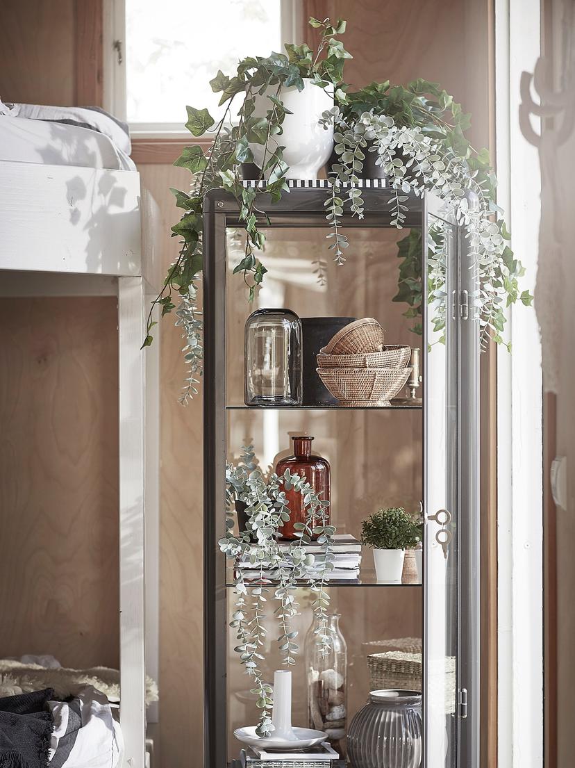 FEJKA — Искусственное растение в горшке, подвесное для использования в помещении и на открытом воздухе / эвкалипт