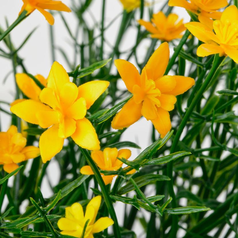 FEJKA — искусственное растение в горшке, д/дома/улицы желтый, 9 см