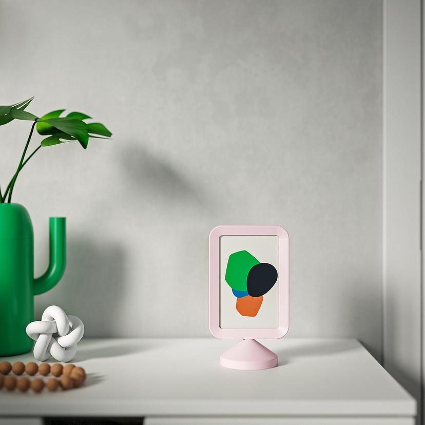 FIKONTRÄD — рама, светло-розовый, 10x15 см