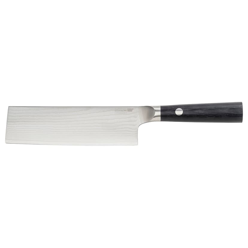 FJÄLLRÖDING — Nóż nakiri, Stal damasceńska/czarny,
