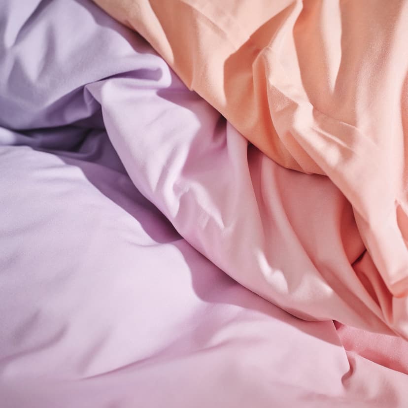 FLÄDERBUSKE — Poszwa na kołdrę i 2 poszewki, wielobarwny,