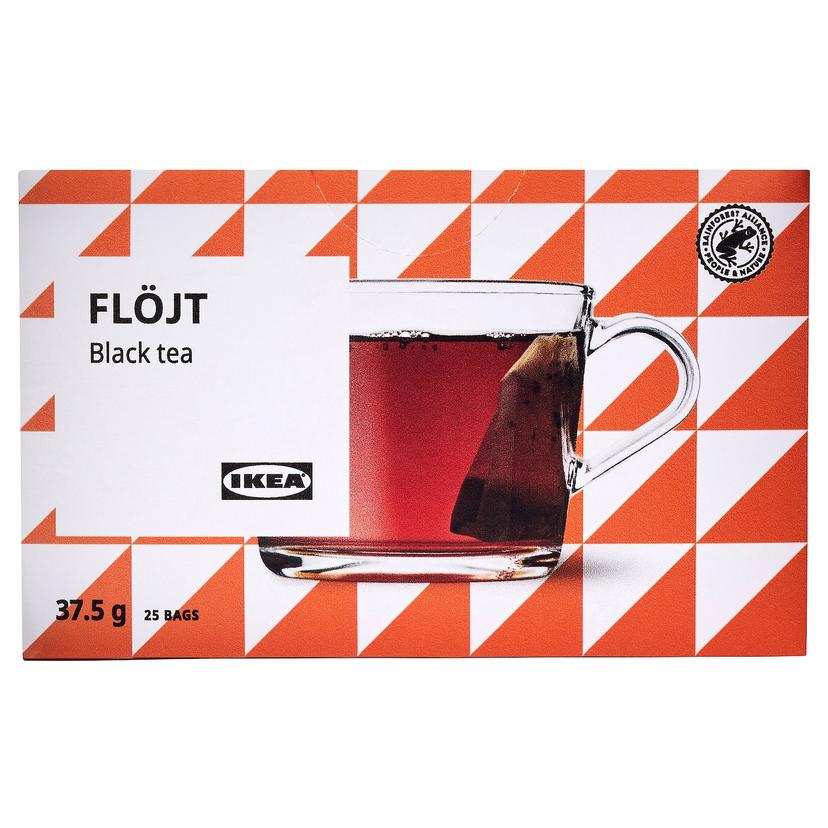 FLÖJT — черный чай, Cертифицировано Rainforest Alliance, 37.5 гр