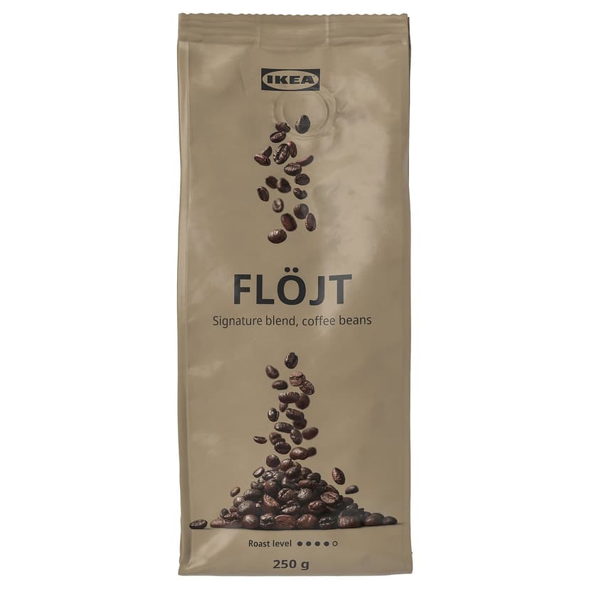 FLÖJT — Kawa ziarnista, ciemno palona,