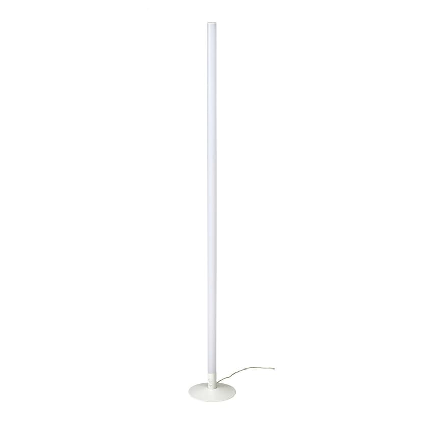 FÖRLIG — Lampa podłogowa/ścienna LED, biały/z regulacją barw,
