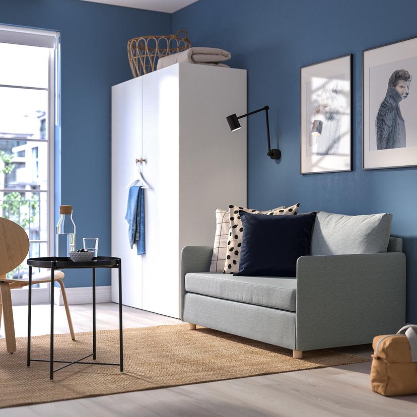 FRIDHULT — диван-кровать, Knisa светло-серый, 119 см