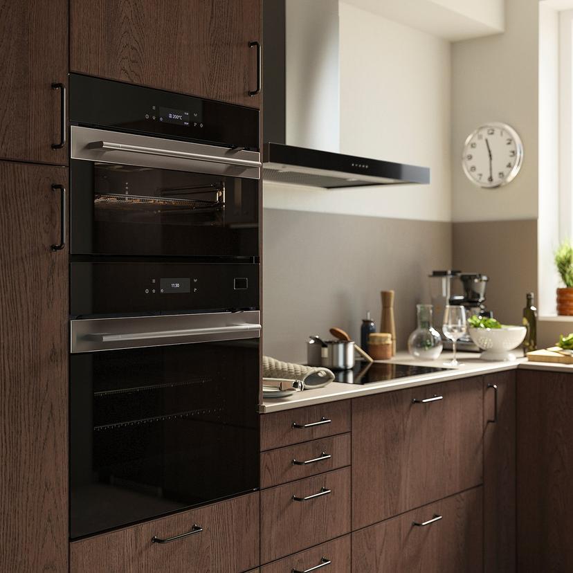 FRILLESBO — Piekarnik z termoobieg. i mikrofalą, funkcja airfryer funkcja grillowania/stalowy IKEA 700,